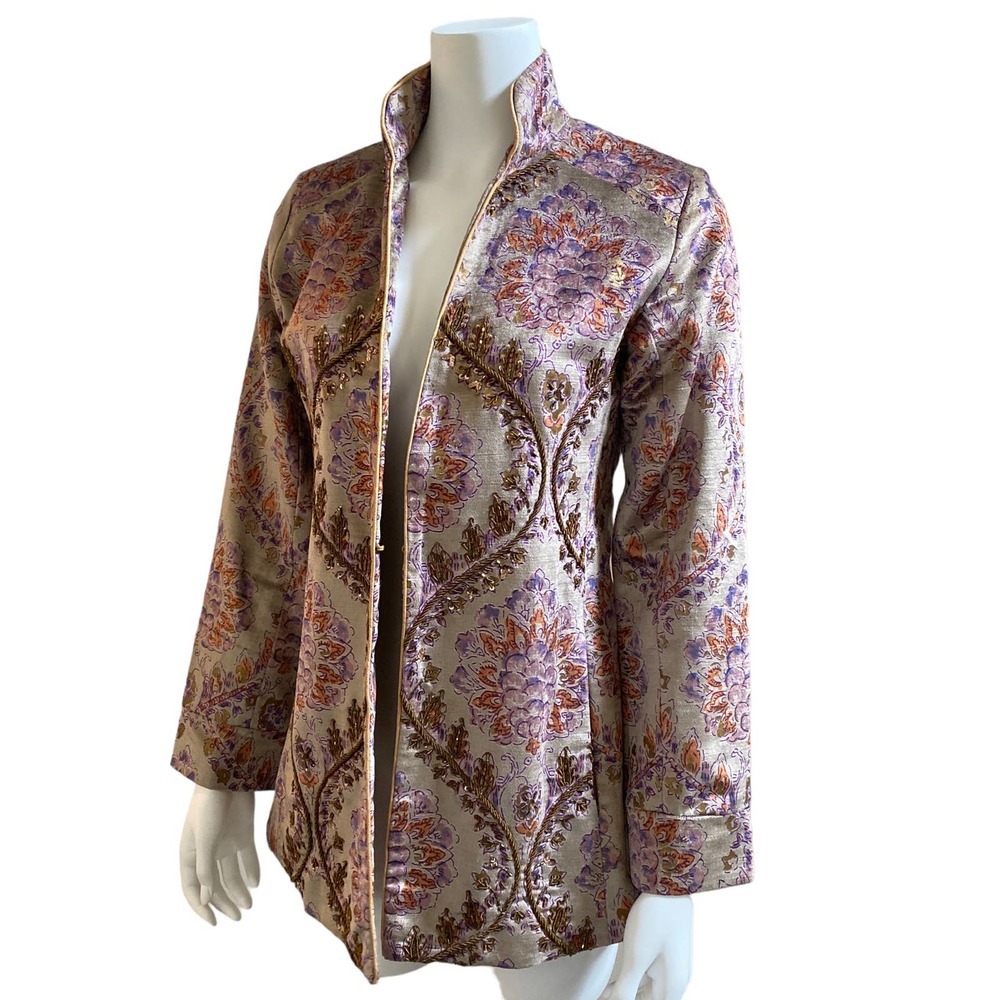 SOFT SURROUNDINGS Isidora Velvet Blazer, size XS - Picture 3 of 10